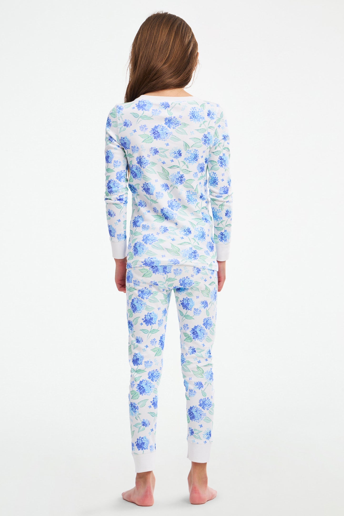 Kids Ditsy Hydrangea Pajamas view 3