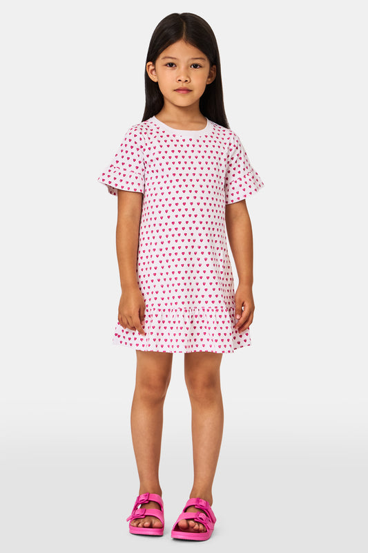 Roller Rabbit Girls Pink Hearts Esme Dress view 1