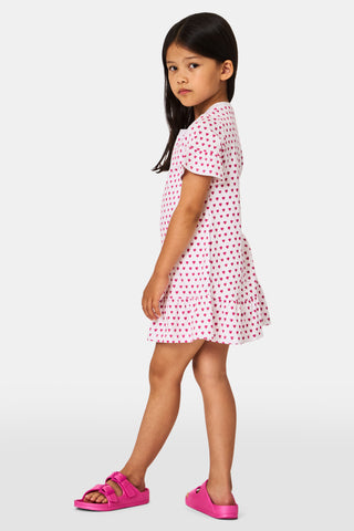 Roller Rabbit Girls Pink Hearts Esme Dress