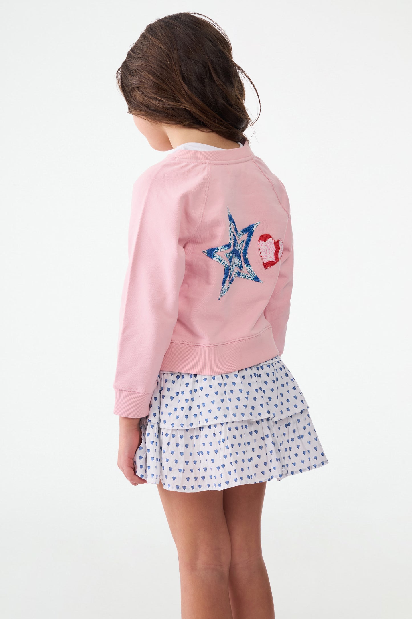 Kids Jemina Star Applique Crewneck view 4
