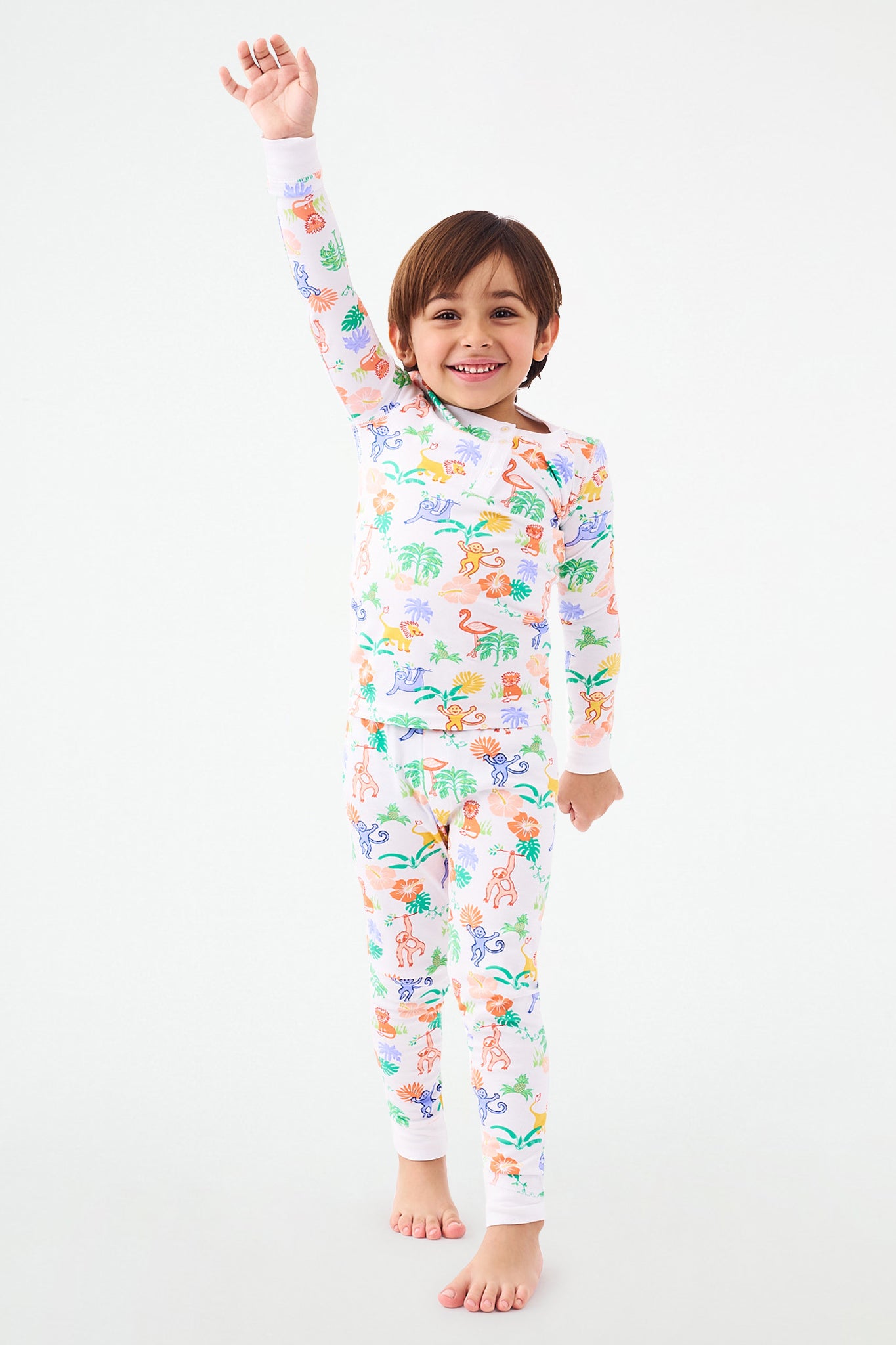 Kids Jungle Party Pajamas view 1