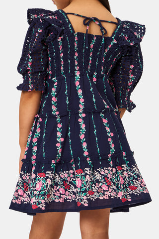 Roller Rabbit Navy Kids Alba Eyelet Ciera Dress