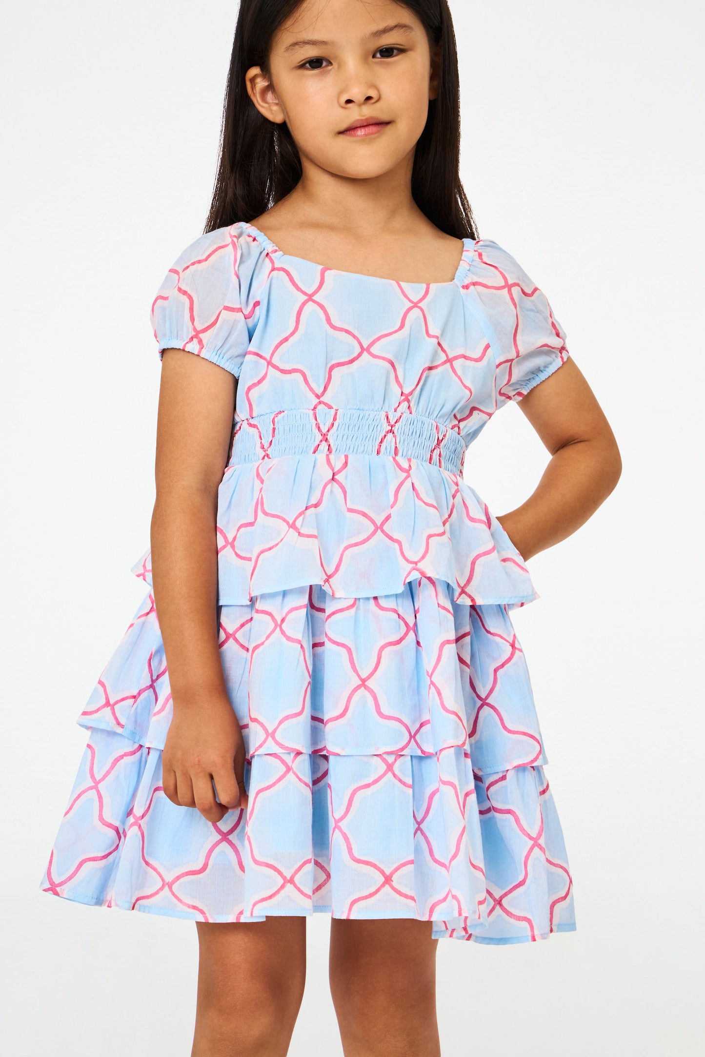 Kids Argan Rosebud Alana Dress view 3
