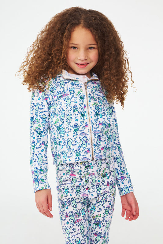 Kids Beverly Hills Monkey Harley Hoodie view 1