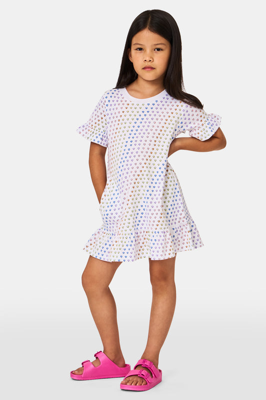 Girls Disco Hearts Esme Dress view 1
