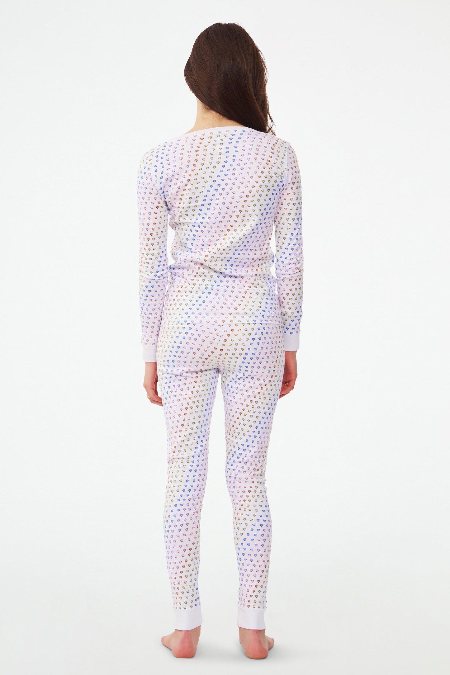 Kids Disco Hearts Pajamas view 7