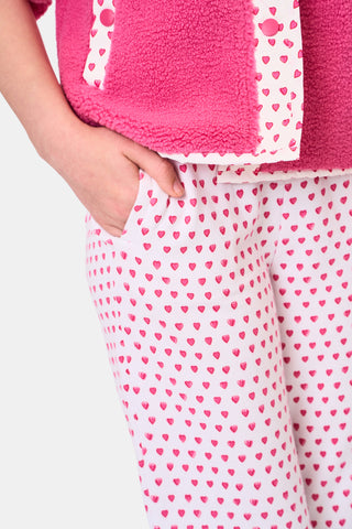 Roller Rabbit Kids Pink Hearts Sweatpants