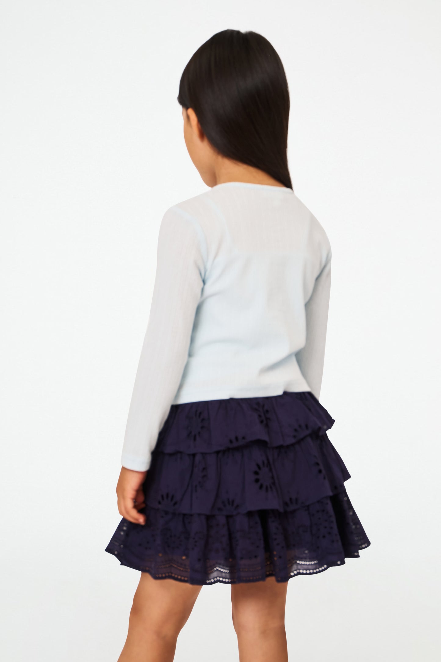Kids Hearts Pointelle Heidi Cardigan view 5