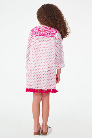 Roller Rabbit Kids Pink Hearts Serafina Tunic