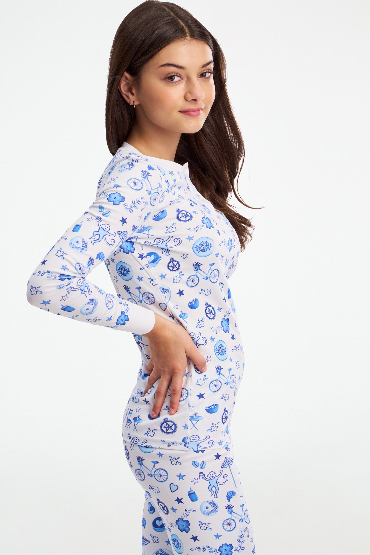 Roller Rabbit Kids Blue Latte Lane Pajamas view 2