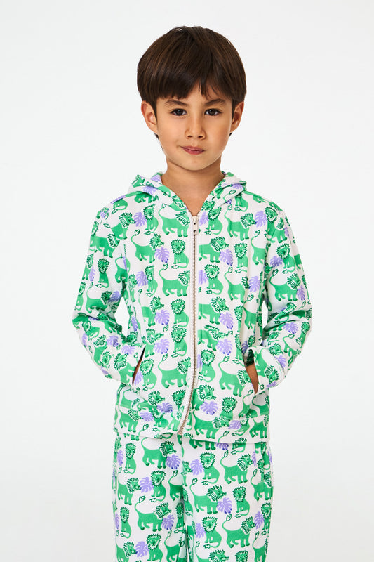 Kids Leo The Lion Harley Hoodie view 1