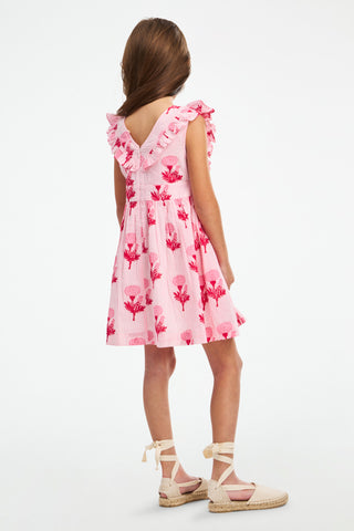 Kids Marigold Stripe Harumi Dress