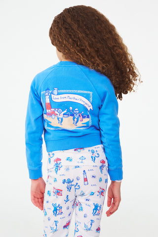 Kids Marthas Vineyard Monkey Crewneck