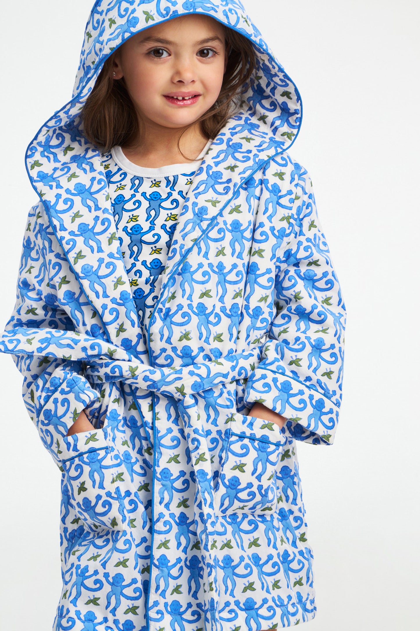 Kids Monkey Cosmo Robe view 1