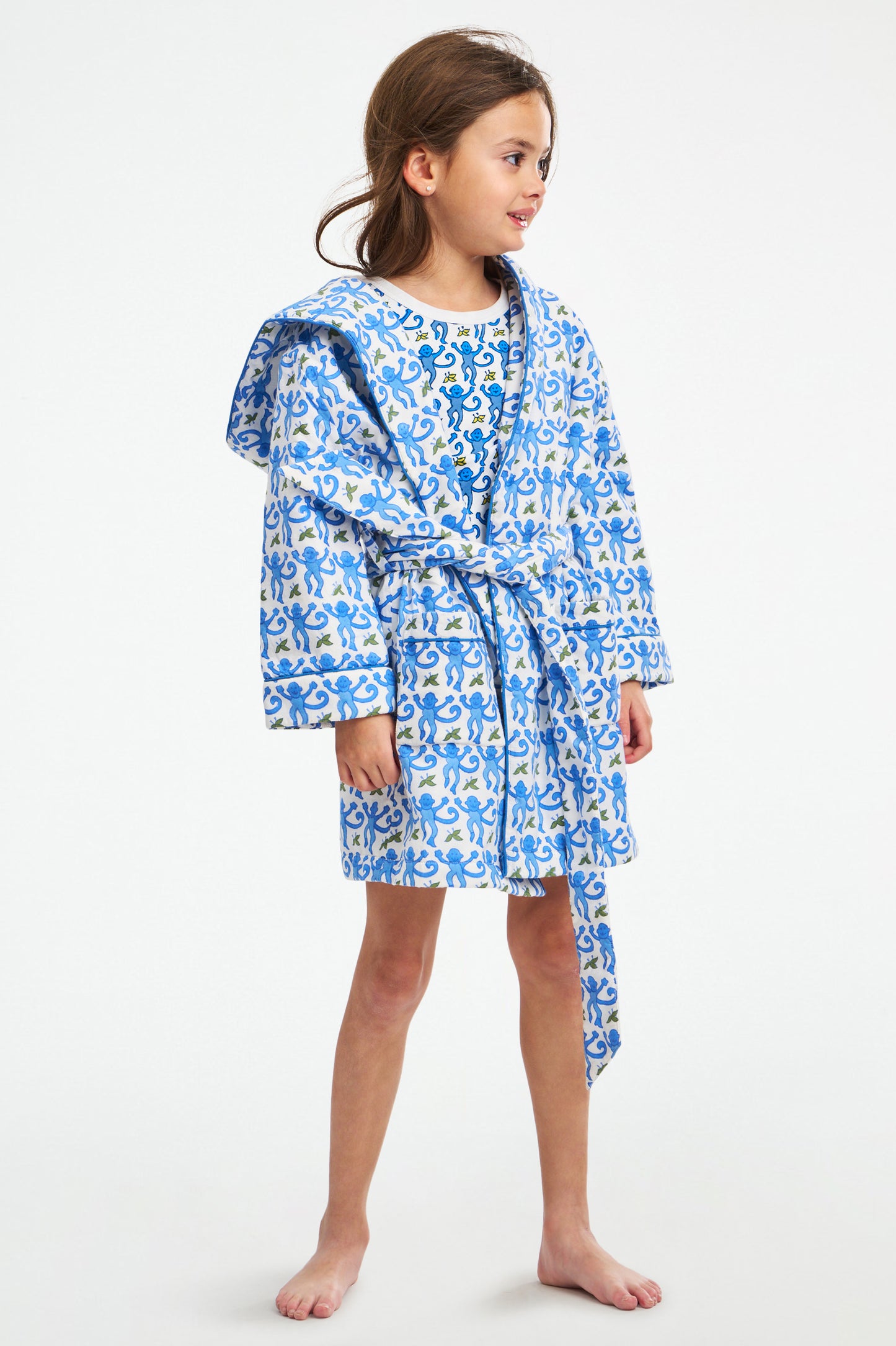 Kids Monkey Cosmo Robe view 6