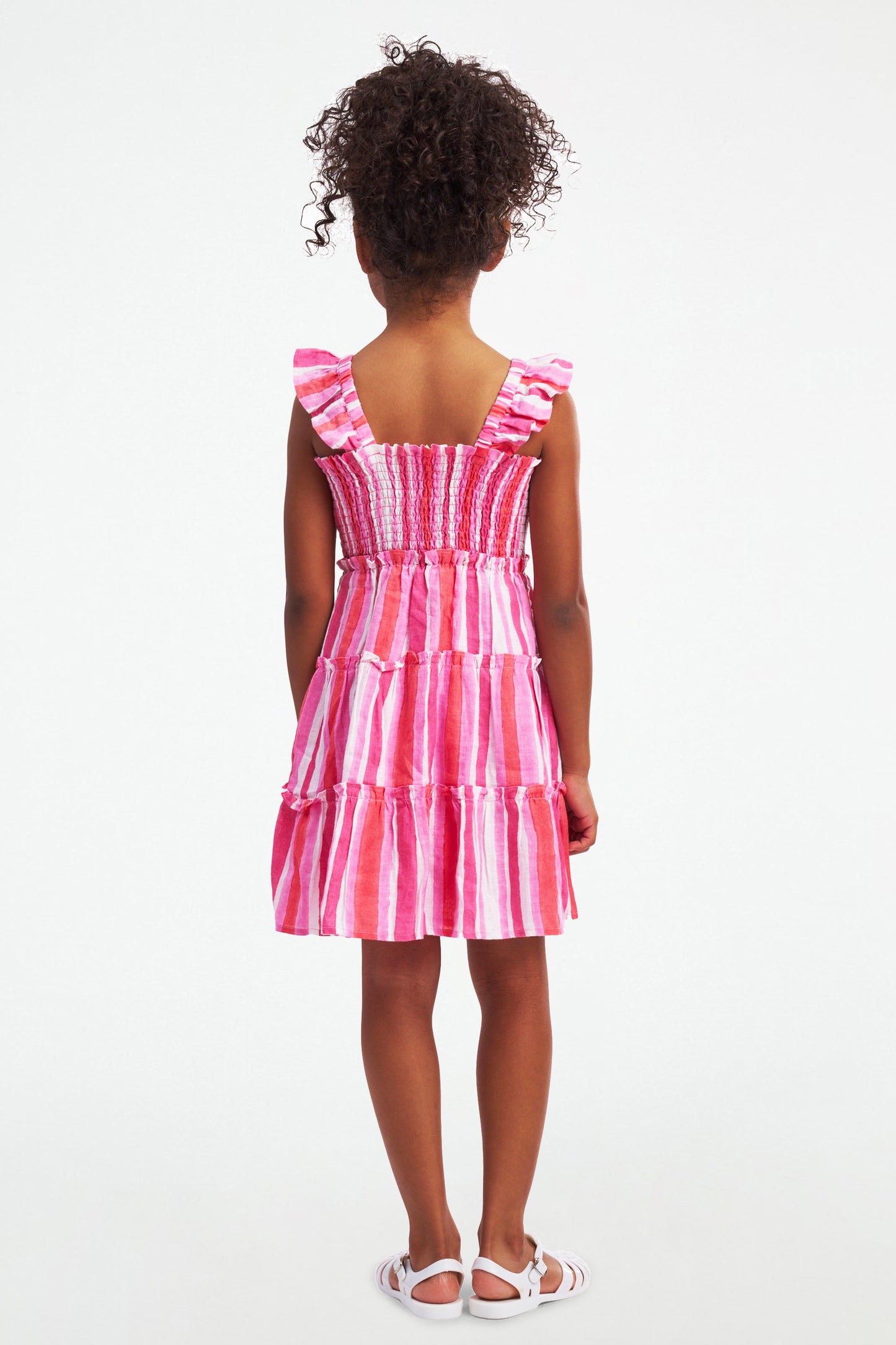 Kids Painted Stripe Ceri Dress view 4