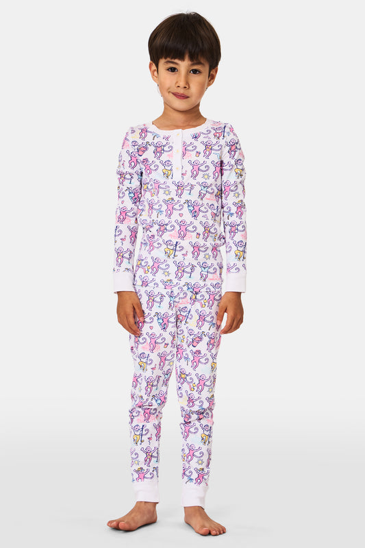 Kids Palm Beach Monkey Pajamas view 1