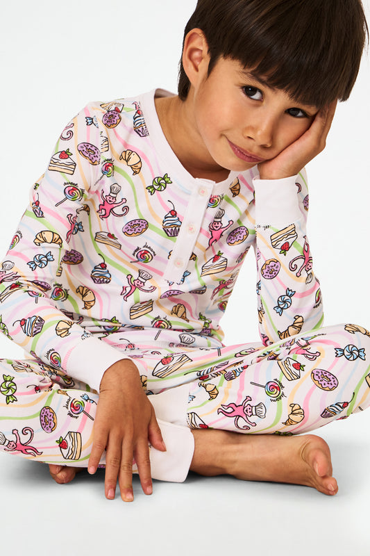 Roller Rabbit Kids Sweet Dreams Swirl Pajamas view 1