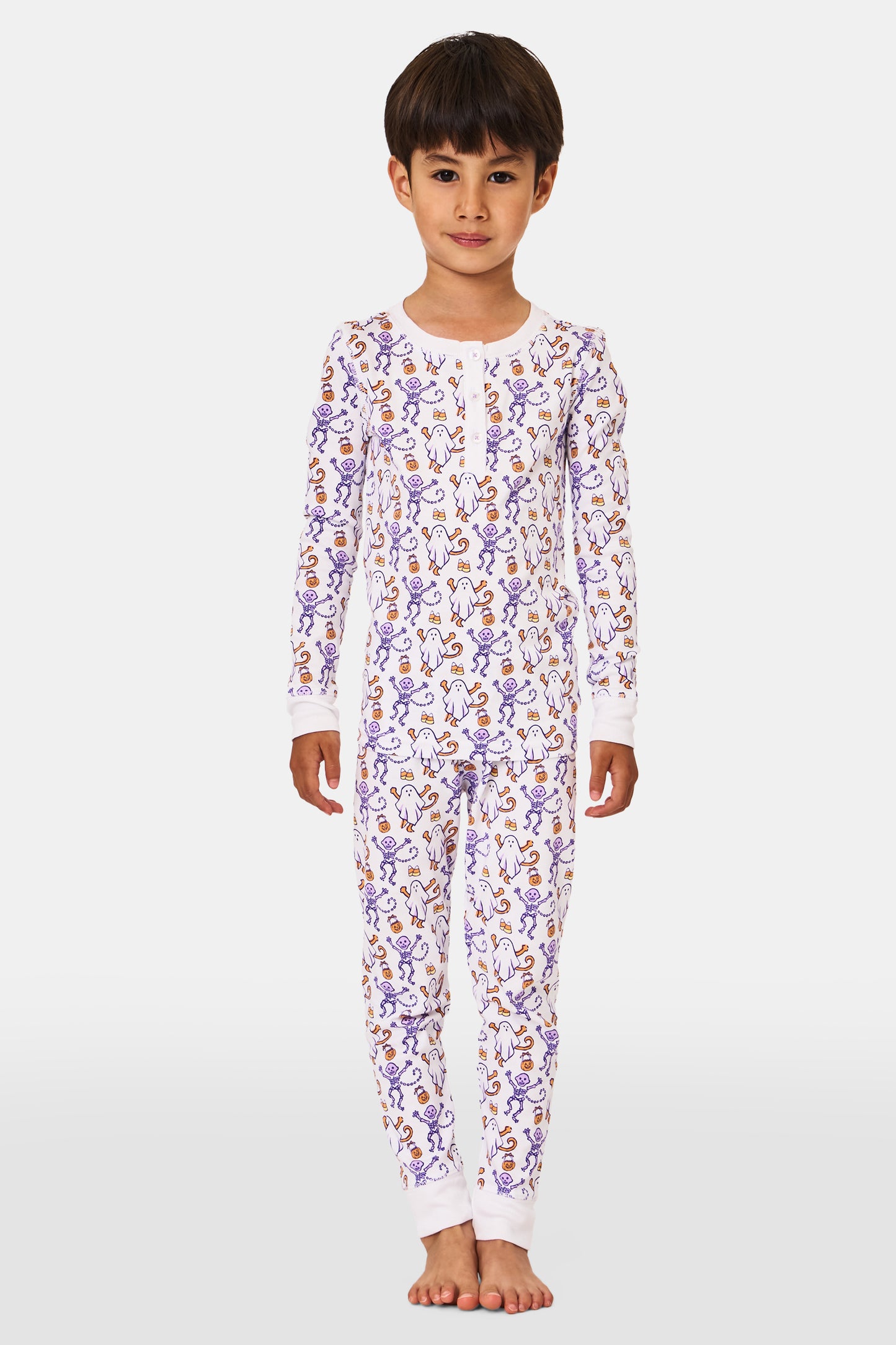 Kids Trick or Treat Pajamas view 1