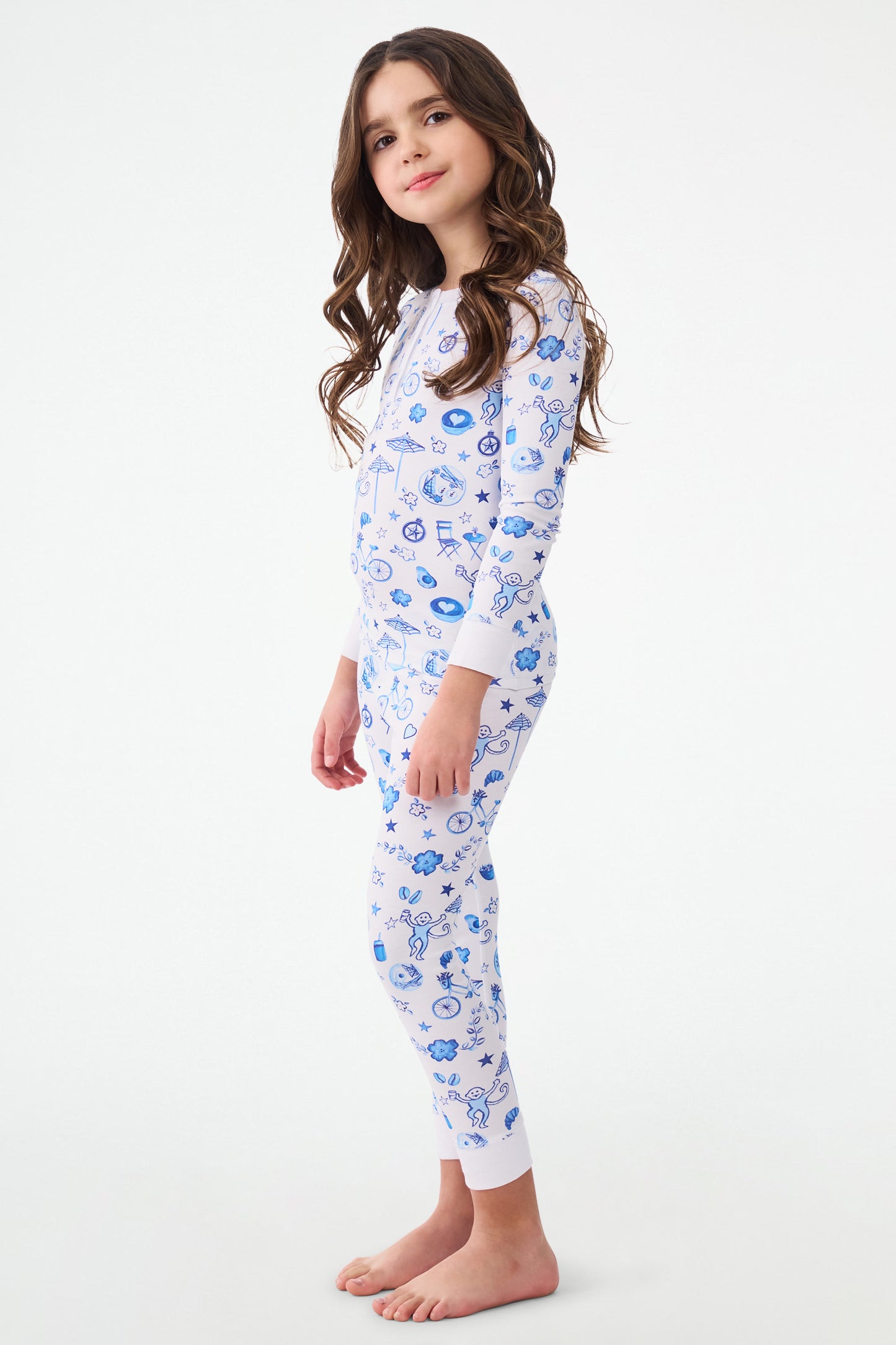 Roller Rabbit Kids Blue Latte Lane Pajamas view 4