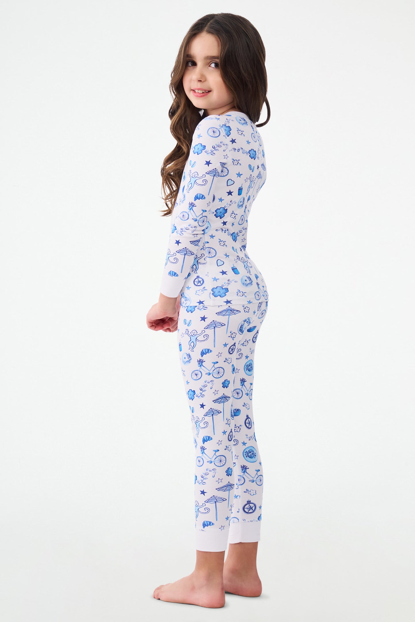 Roller Rabbit Kids Blue Latte Lane Pajamas view 8