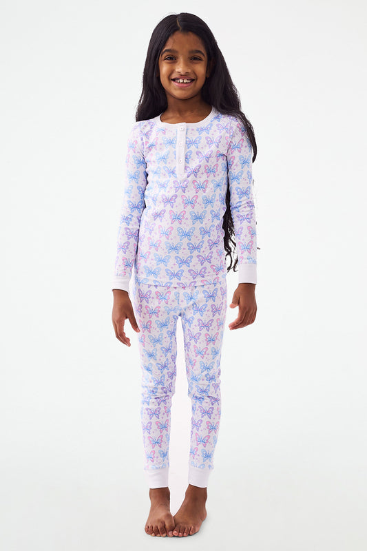 Roller Rabbit Kids Flutter Pajamas Lavender view 1
