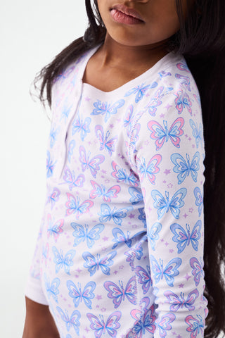 Roller Rabbit Kids Flutter Pajamas Lavender