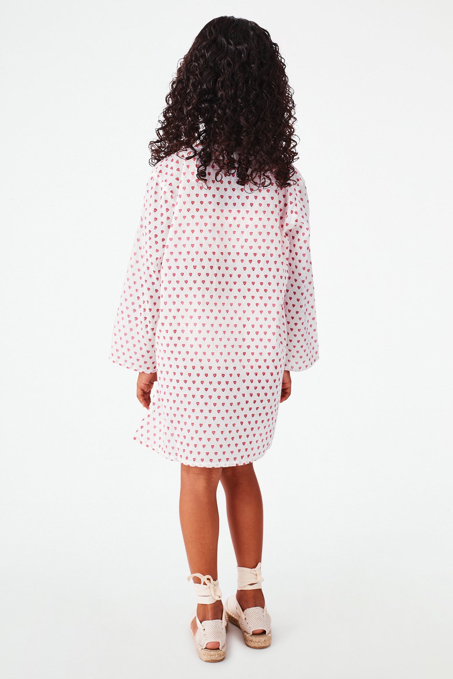 Roller Rabbit Kids Pink Hearts Kurta view 5