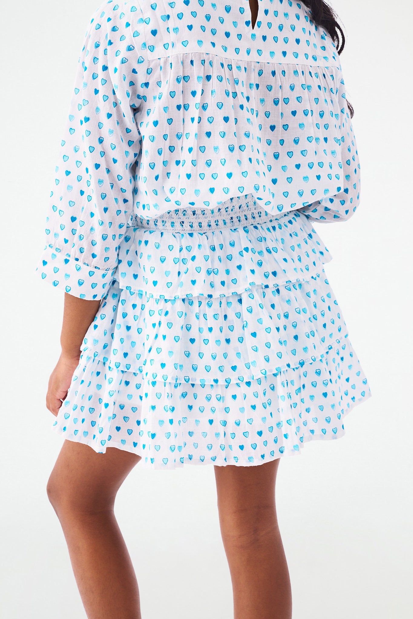 Roller Rabbit Kids Pop Hearts Sami Skirt Teal view 3