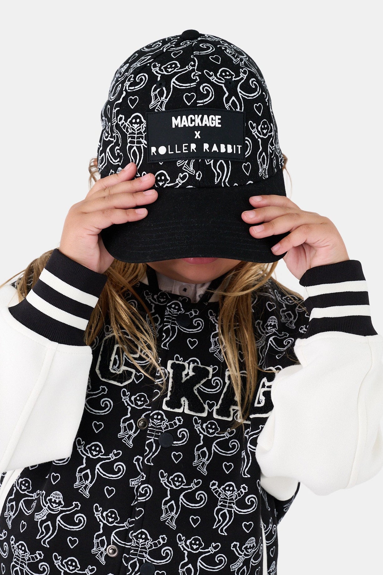 Kids Mackage Monkey Trucker Hat view 1