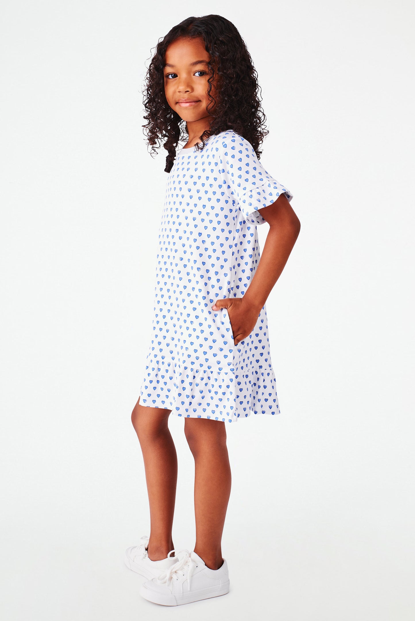 Roller Rabbit Girls Blue Hearts Esme Dress view 5
