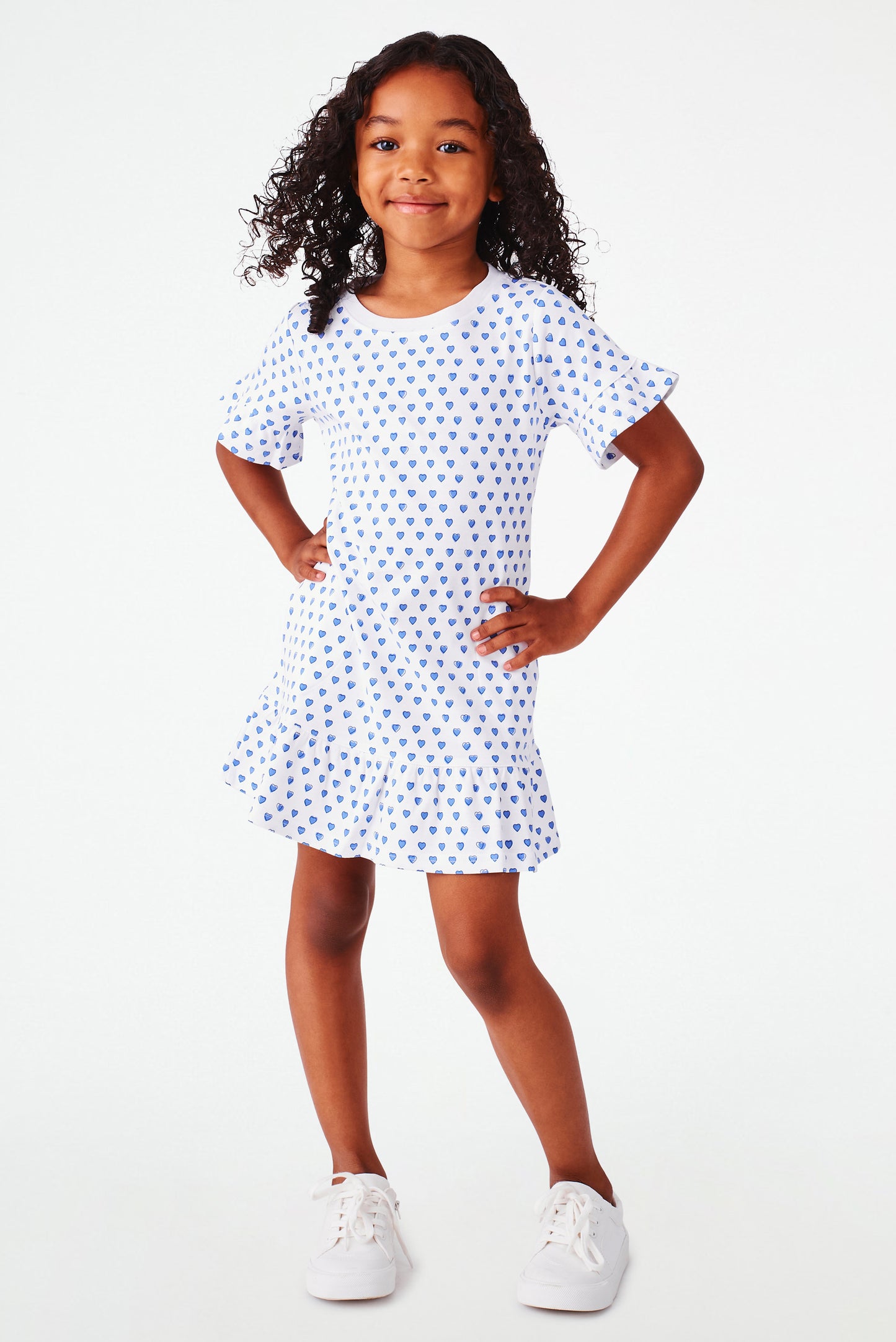 Roller Rabbit Girls Blue Hearts Esme Dress view 2