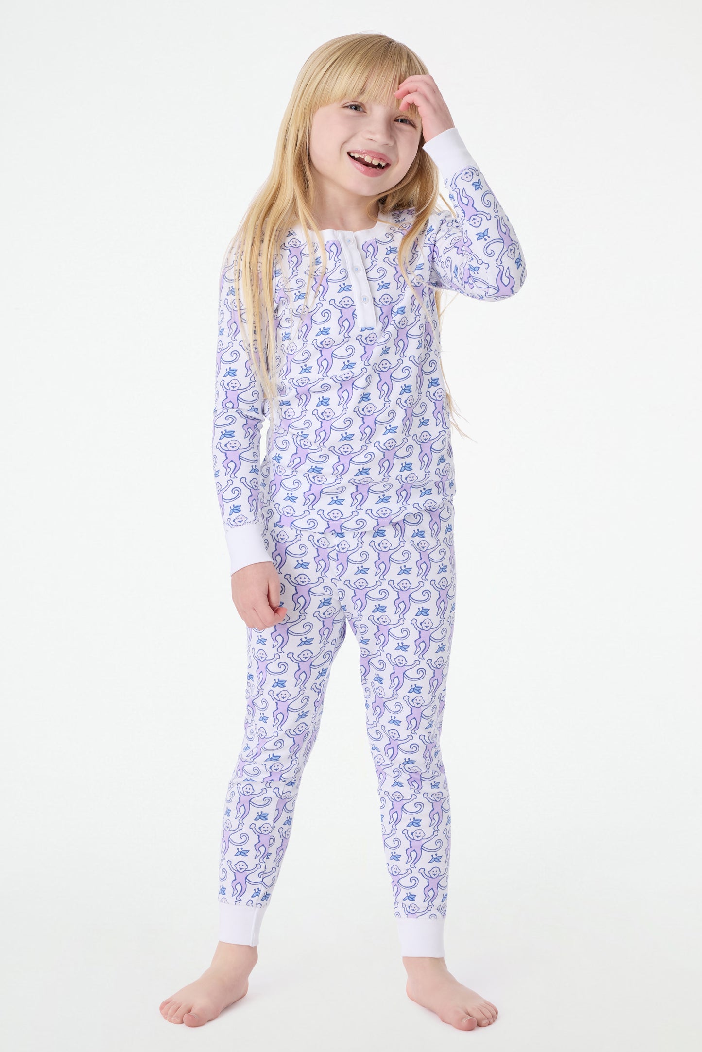 Roller Rabbit Kids Monkey Pajamas