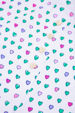 Pop Hearts Rib Sullivan Shortie