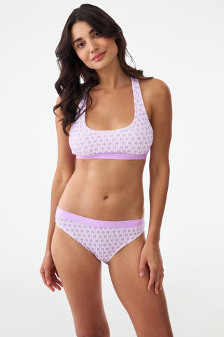 Roller Rabbit Lovely Stripe Hudson Bikini Lavender