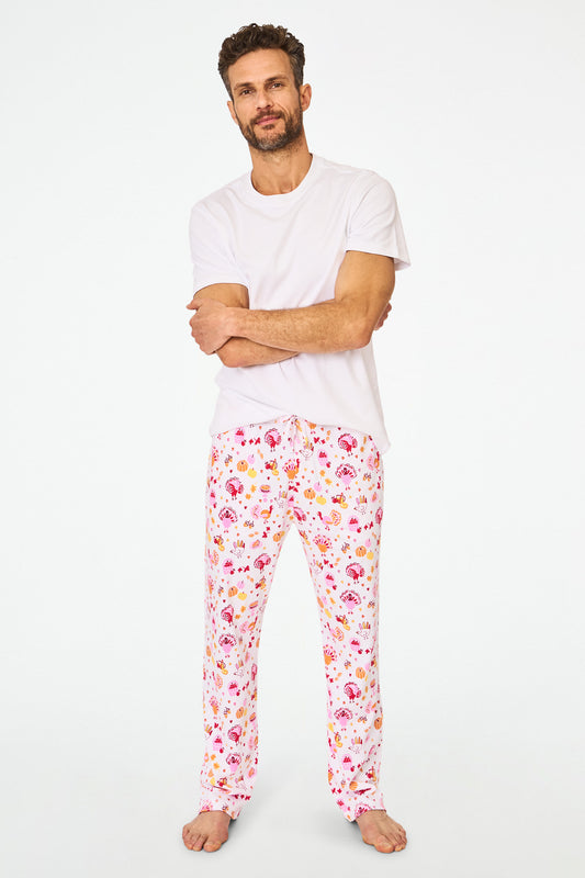 Roller Rabbit Men's Orange Fall-A-Palooza Troy Pajamas view 1