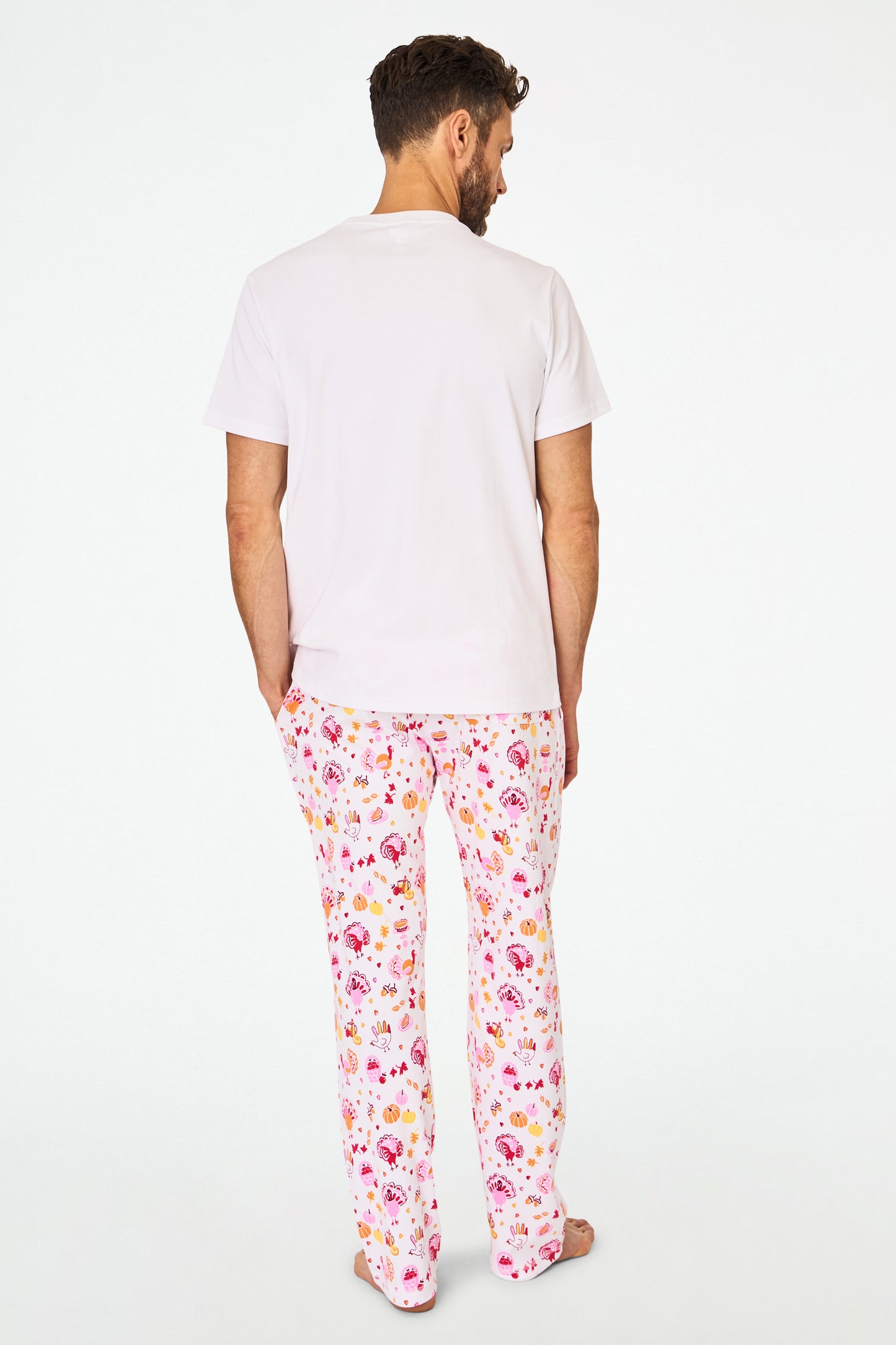 Roller Rabbit Men's Orange Fall-A-Palooza Troy Pajamas view 6