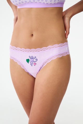 Roller Rabbit Mixed Icon Thong 4 Pack