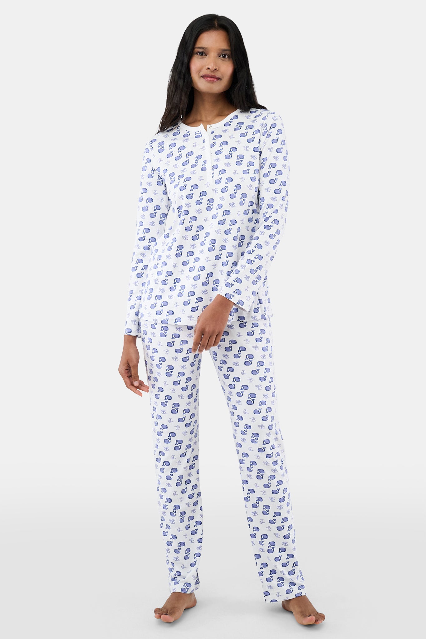 Roller Rabbit Blue Moby Pajamas view 3
