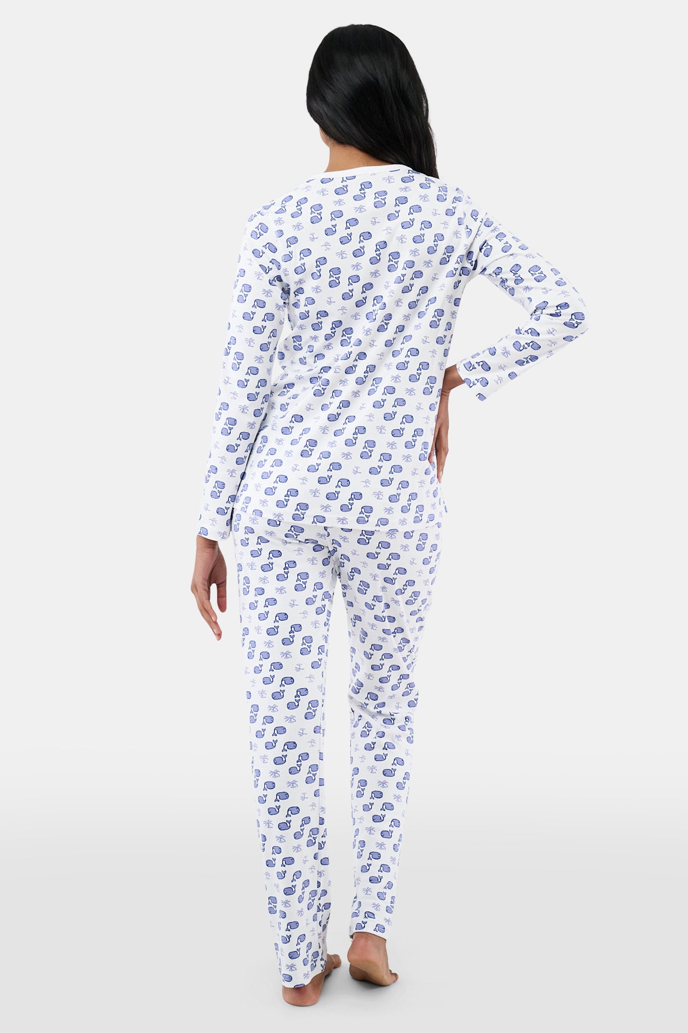 Roller Rabbit Blue Moby Pajamas view 4