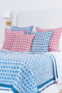 Roller Rabbit Blue Monkey Decorative Pillow