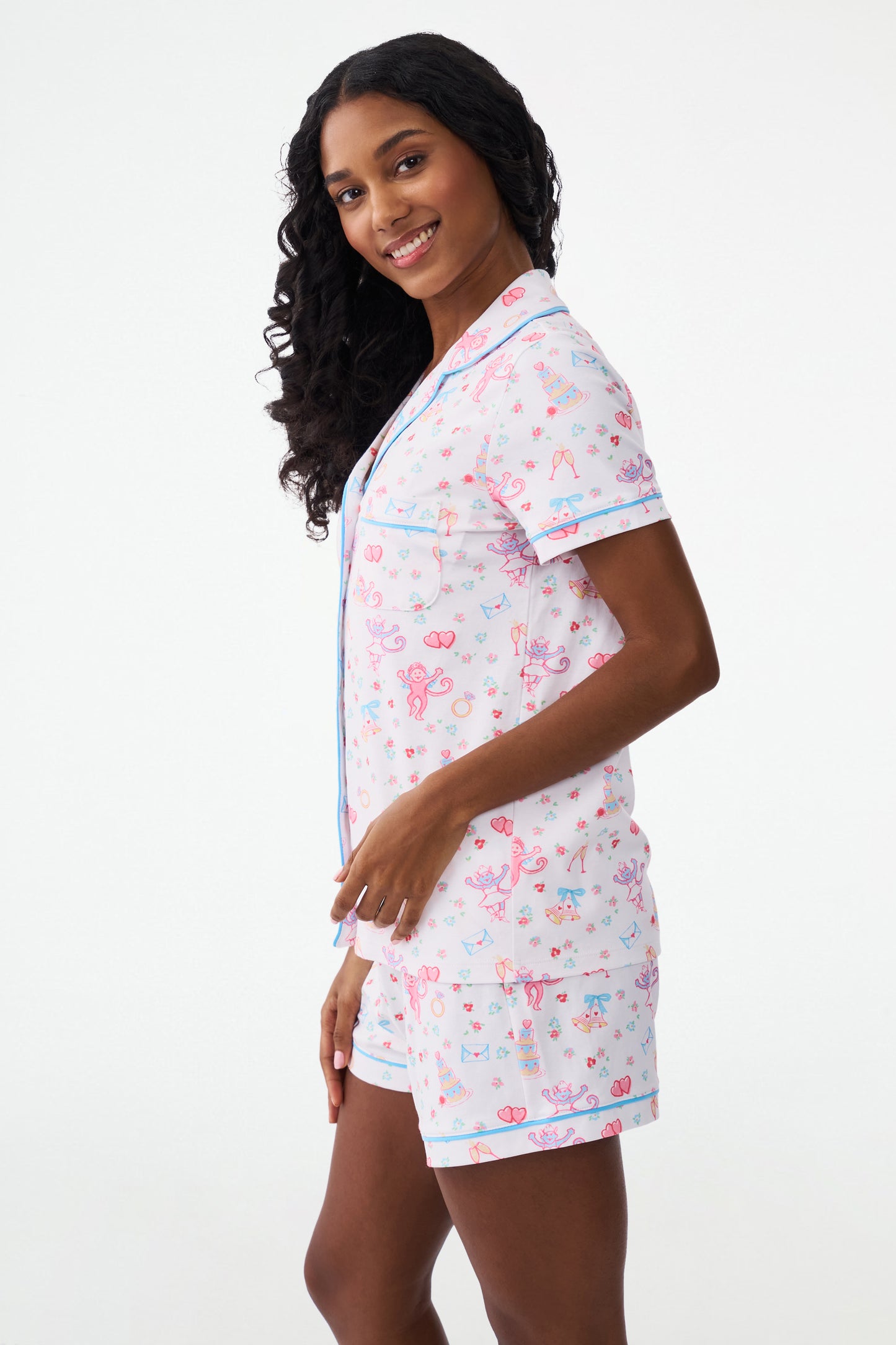 Roller Rabbit Monkey Said Yes Polo Pajamas view 4
