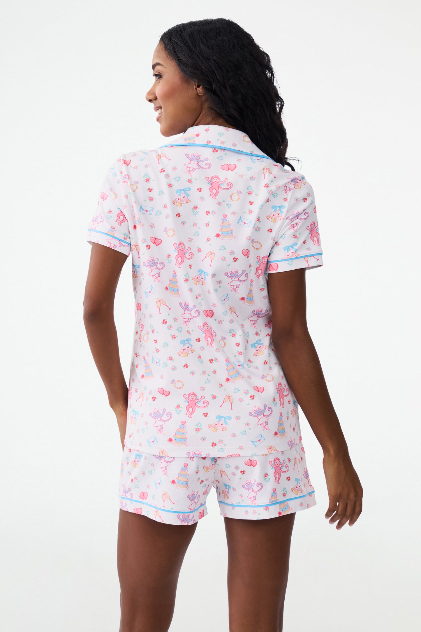 Roller Rabbit Monkey Said Yes Polo Pajamas view 5