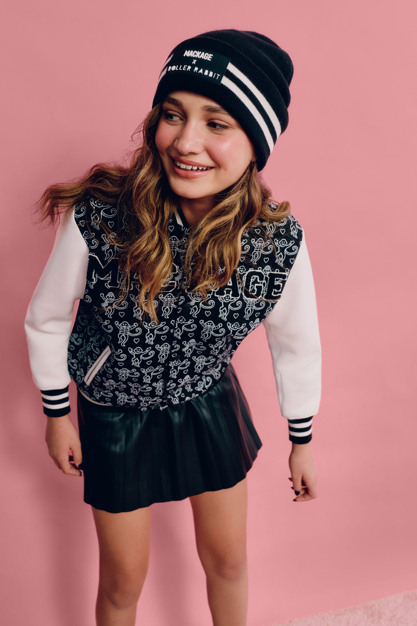 Kids Mackage Monkey Bomber Jacket view 5