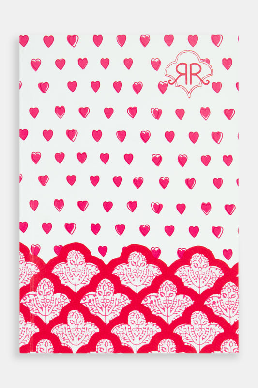 Hearts Notebook view 1