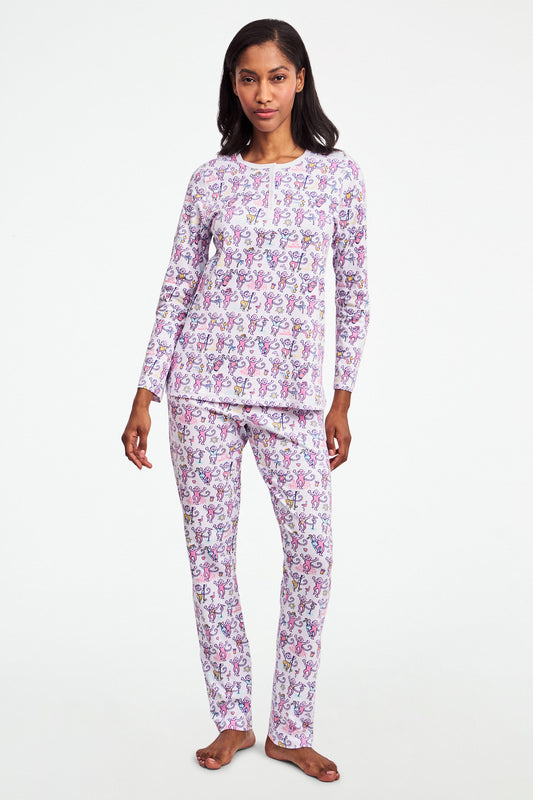 Palm Beach Monkey Pajamas view 1