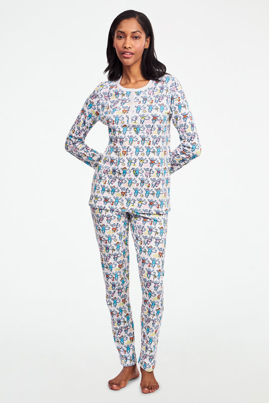 Palm Beach Monkey Pajamas view 1
