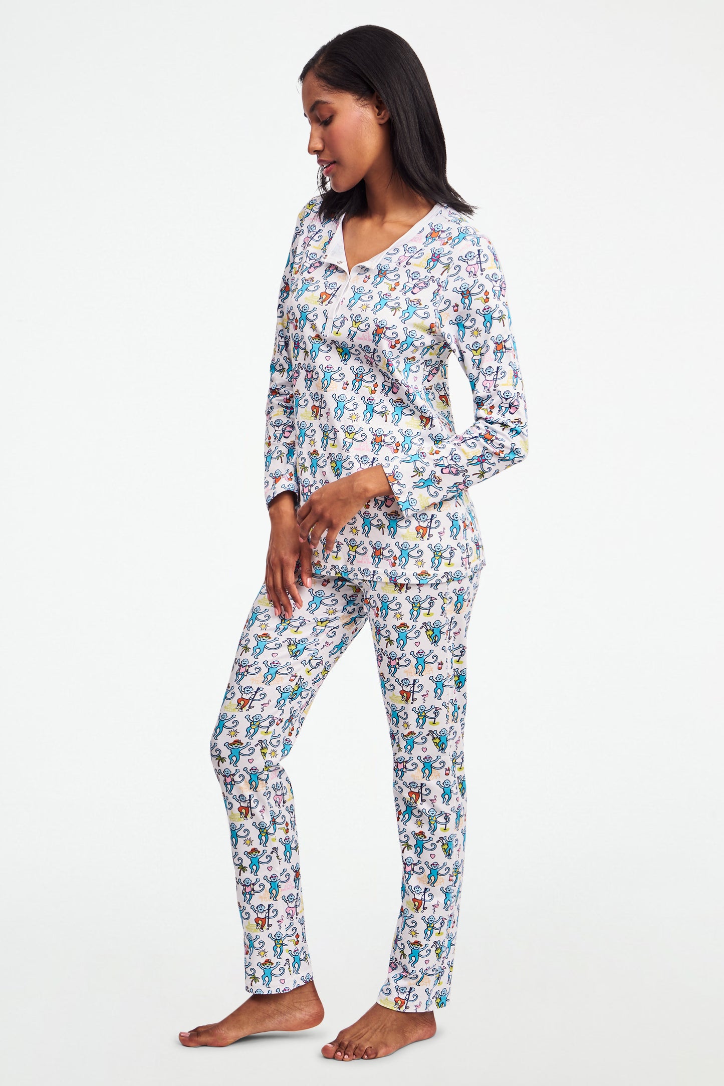 Palm Beach Monkey Pajamas view 3