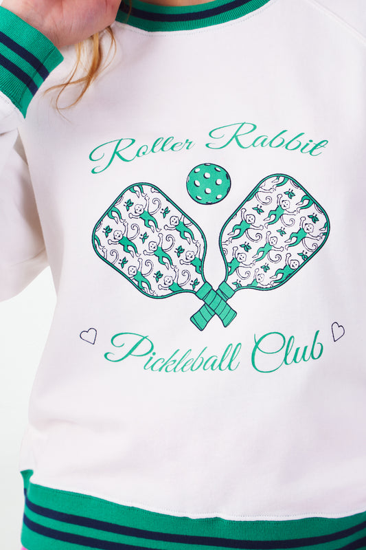 Roller Rabbit Pickleball Club Sweatshirt