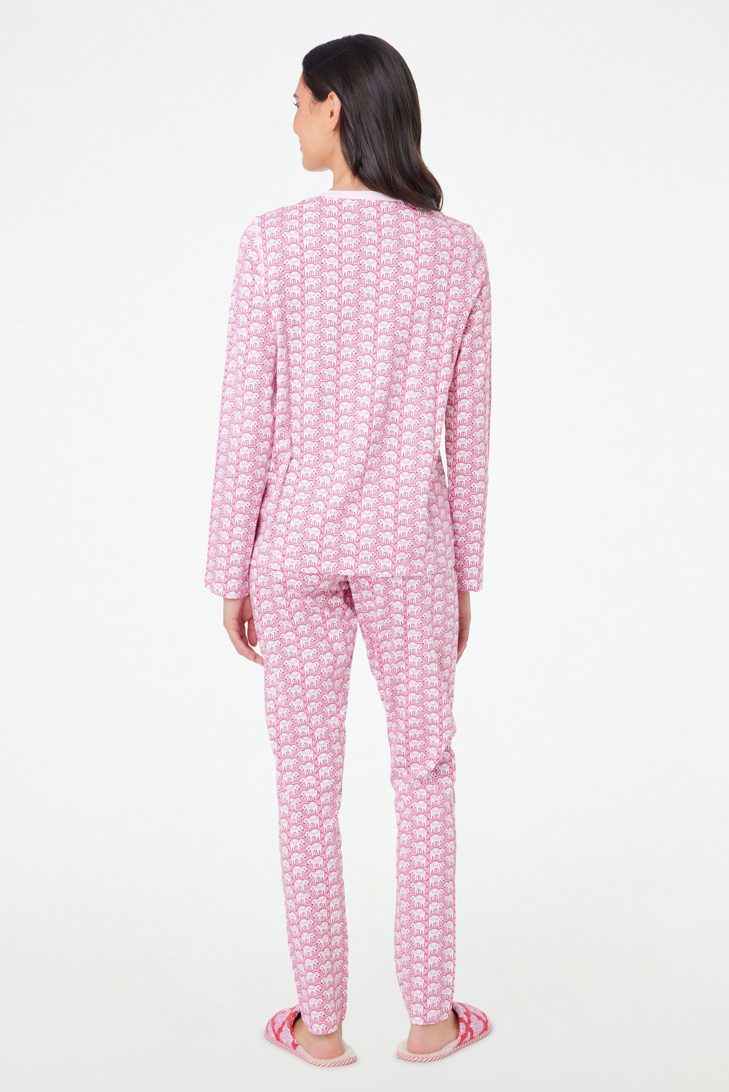 Roller Rabbit Pink Hathi Pajamas view 5